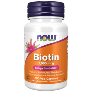 NOW Foods - Biotin 1000 mcg (100 дози) / 100 капсули