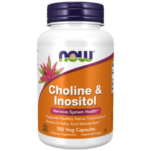 NOW Foods - Choline & Inositol 500 mg (100 дози) / 100 капсули