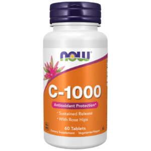 NOW Foods - Vitamin C-1000 with Rose Hips / Sustained Release / 60 Таблетки
