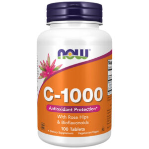 NOW Foods - Vitamin C-1000 / with Rose Hips + Bioflavonoids / 100 Таблетки