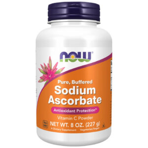 NOW Foods - Sodium Ascorbate Powder | Pure, Buffered Vitamin C (119 дози) / 227 грама