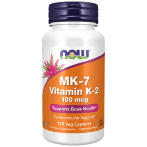 NOW Foods - MK-7 Vitamin K-2 100 mcg (120 дози) / 120 капсули