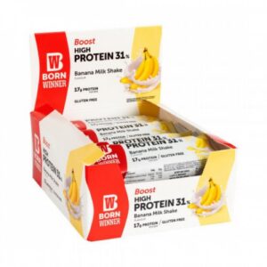 BORN WINNER Boost High Protein Bar 31% Banana Milk Shake 12х55 гр