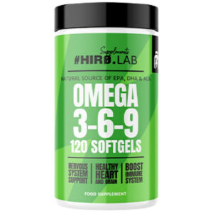 Hero.Lab - Omega 3-6-9 1000 mg / 120 Гел капсули, 120 дози