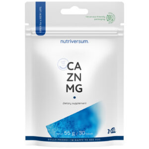 Nutriversum - Ca/Zn/MG | Calcium Magnesium Zinc Formula / 30 Таблетки, 30 дози