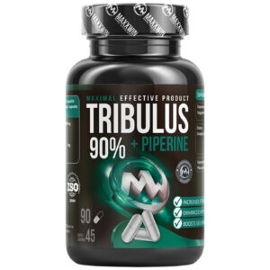 MAXXWIN - Tribulus 90% + Piperine / 90 капсули, 45 дози