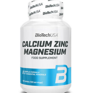 BIOTECH USA Calcium Zinc Magnesium 100 Tabs.