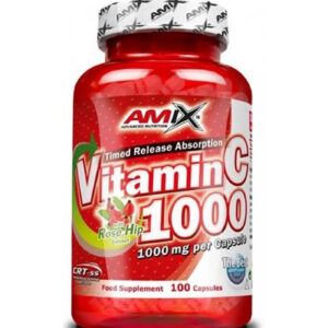 AMIX Vitamin C /with Rose Hips/ 1000mg. / 100 Caps.