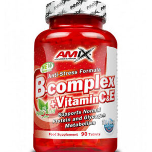 AMIX Vitamin B-Complex + Vitamin C & E / 90 Tabs.