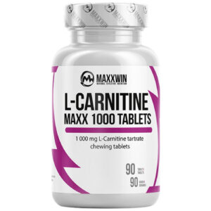 MAXXWIN - L-Carnitine Maxx 1000 / 90 Дъвчащи таблетки, 90 дози