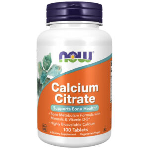 NOW Foods - Calcium Citrate with Minerals & Vitamin D-2 300 mg (50 дози) / 100 Таблетки