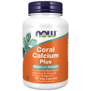 NOW Foods - Coral Calcium Plus | with Calcium, Magnesium & Vitamin D (50 дози) / 100 капсули