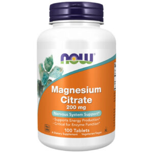 NOW Foods - Magnesium Citrate 200 mg / 100 Таблетки