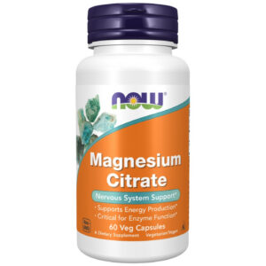 NOW Foods - Magnesium Citrate 400 mg (20 дози) / 60 капсули