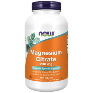 NOW Foods - Magnesium Citrate 200 mg / 250 Таблетки