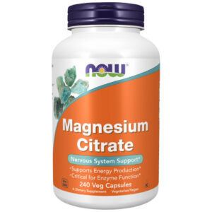 NOW Foods - Magnesium Citrate 400 mg (80 дози) / 240 капсули