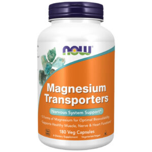 NOW Foods - Magnesium Transporters | 5 forms Magnesium Matrix (180 дози) / 180 капсули