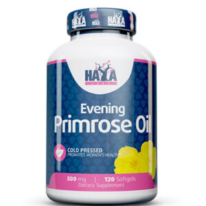 HAYA LABS Evening Primrose Oil / Cold Pressed / 500 mg / 120 Softgels