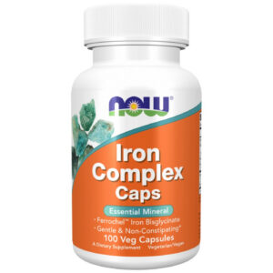 NOW Foods - Iron Complex / Caps (100 дози) / 100 капсули