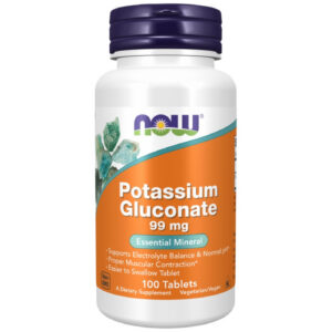 NOW Foods - Potassium Gluconate (100 дози) / 100 Таблетки