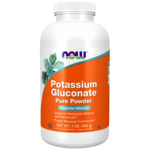 NOW Foods - Potassium Gluconate Powder (206 дози) / 454 грама