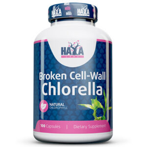 HAYA LABS Broken Cell Wall Chlorella 500 mg / 100 Caps