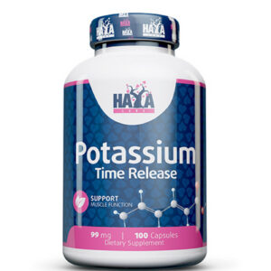 HAYA LABS Sustained Release Potassium 99 mg / 100 Vcaps