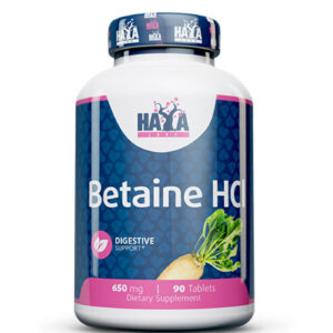 HAYA LABS Betaine HCL 650 mg / 90 Tabs