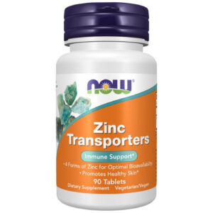 NOW Foods - Zinc Transporters | Matrix with Zinc Gluconate, L-OptiZinc®, Picolinate, Bisglycinate Albion™ (90 дози) / 90 Таблетки