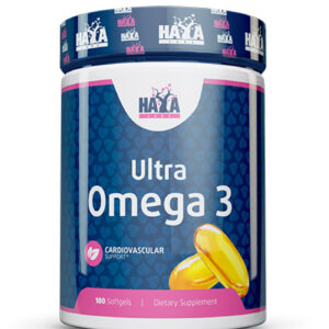 HAYA LABS Ultra Omega 3 Fish Oil / 180 Softgels / 180g
