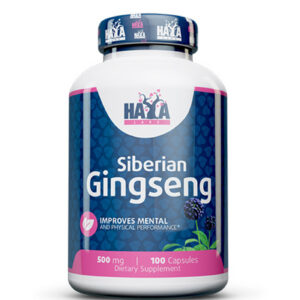 HAYA LABS Siberian Ginseng 500 mg / 100 Caps
