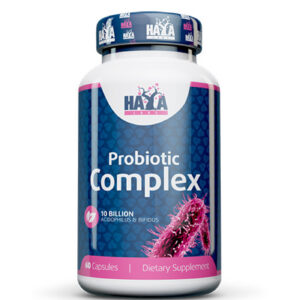 HAYA LABS 10 Billion Acidophilus & Bifidus Probiotic Complex / 60 Caps / 60g