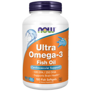 NOW Foods - Ultra Omega 3 | Fish Gelatin Softgels (180 дози) / 180 Гел капсули
