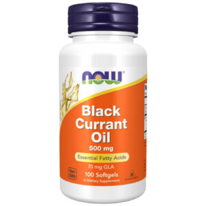 NOW Foods - Black Currant Oil 500 mg (100 дози) / 100 Гел капсули