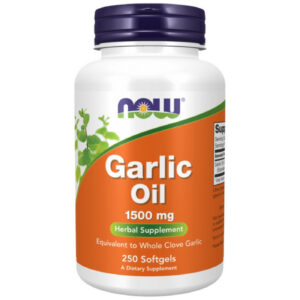 NOW Foods - Garlic Oil 1500 mg (84 дози) / 250 Гел капсули