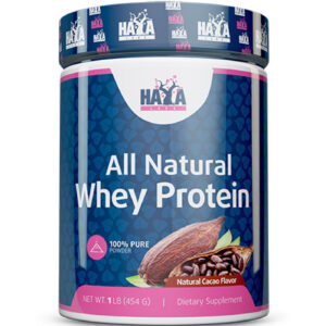 HAYA LABS 100% Pure All Natural Whey Protein / Natural Cacao / 454g