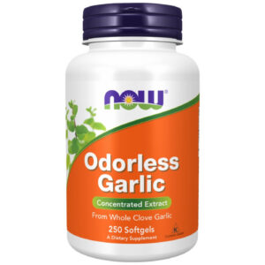 NOW Foods - Odorless Garlic (125 дози) / 250 Гел капсули