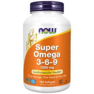 NOW Foods - Super Omega 3-6-9 1200 mg (90 дози) / 180 Гел капсули