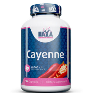 HAYA LABS Cayenne Pepper Extract 40000 SHU / 100 Caps