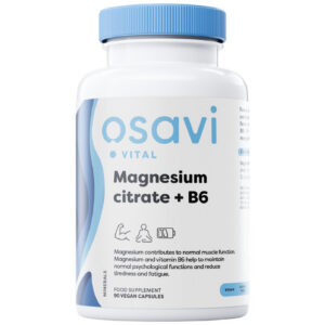Osavi - Magnesium Citrate 375 mg + B6 | P-5-P / 90 капсули, 45 дози