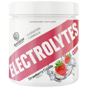 SWEDISH Supplements - Electrolytes Clear | Hydration Formula with Pink Himalayan Salt & CocoMineral® (30 дози) / 240 грама