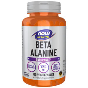 NOW Foods - Beta-Alanine 750 mg | CarnoSyn® (40 дози) / 120 капсули
