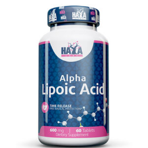 HAYA LABS Time Release Alpha Lipoic Acid 600 mg / 60 Tabs