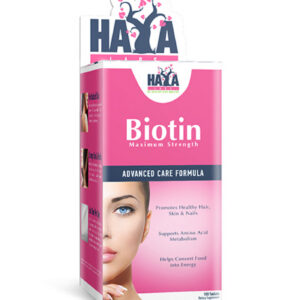 HAYA LABS Biotin Maximum Strength 10000 mcg / 100 Tabs