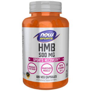 NOW Foods - HMB 500 mg (60 дози) / 120 капсули