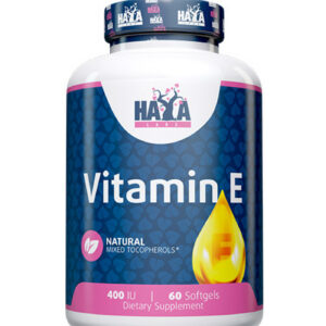 HAYA LABS Vitamin E Mixed Tocopherols 400 IU / 60 Softgels