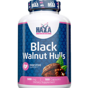 HAYA LABS Black Walnut Hulls 500 mg / 100 Caps