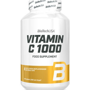 BIOTECH USA Vitamin C 1000mg. Bioflavonoids / 250 Tabs. / 250g