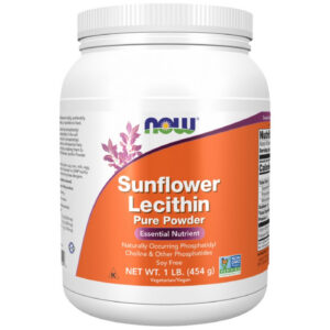 NOW Foods - Sunflower Lecithin Pure Powder (45 дози) / 454 грама
