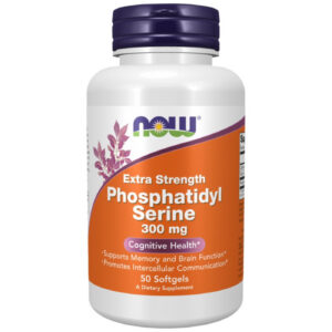 NOW Foods - Phosphatidyl Serine 300 mg | Extra Strength (50 дози) / 50 Гел капсули